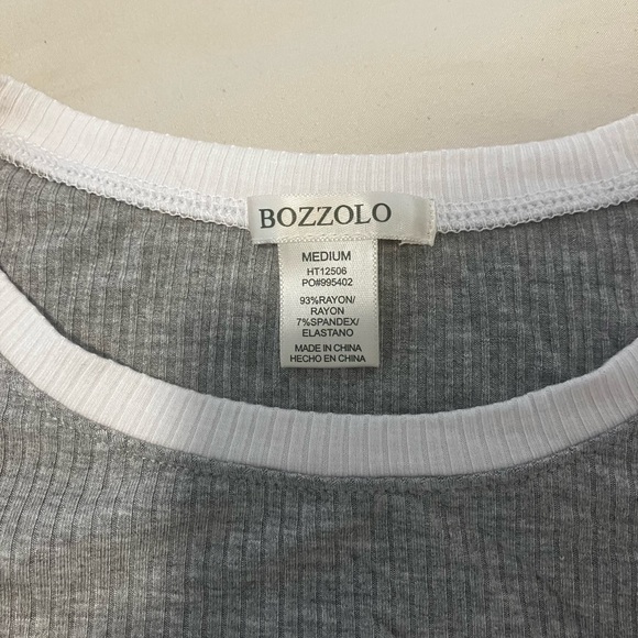 Soft Fitted Light Gray Short Sleeve Shirt Size M - Picture 3 of 4